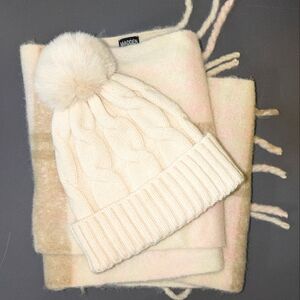 Madden NYC Knit Hat and Scarf Set